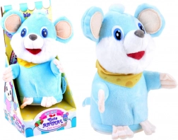 Mluvící myška opakující zvuky – Modrá