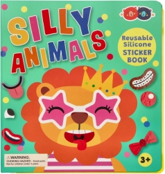 Silikonové samolepky s knížkou – veselé zvířátka
