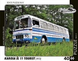 Puzzle retro autobus Karosa ŠL 11 Tourist 1973 – 40 dílků