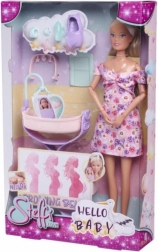 panenka steffi love hello baby s rostoucím bříškem a miminkem