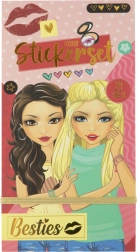 Sada samolepek luxury besties