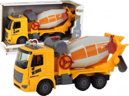 Žlutý nákladní mixér 1:16 se zvuky a světly