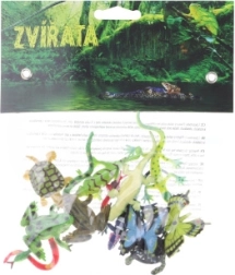 Zvířátka z pralesa – sada 12 ks