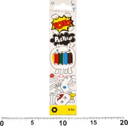 Šestihranné pastelky 6 ks