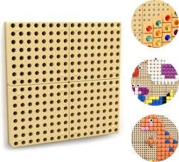 Masterkidz nástěnný STEM panel s montážním panelem 40 × 40 cm