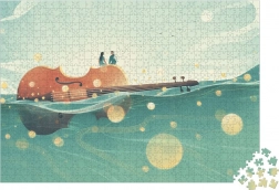Janod Puzzle Plovoucí Housle 1000 Dílů