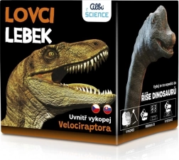 Lovci lebek – velociraptor (ALBI Science) výkopová sada