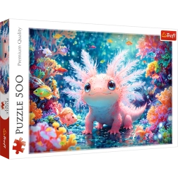 Puzzle 500 dílků – axolotl Trefl