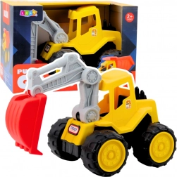 Dětský žlutý bagr na písek