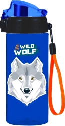 Láhev na pití OXY CLICK 500 ml s motivem vlka