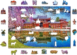 Dřevěné puzzle WOODEN CITY chrám BYODO‑IN, Kjóto – 505 dílků