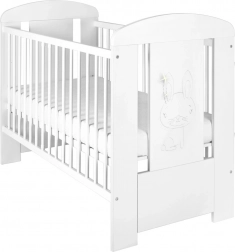 Dětská postýlka New Baby Králíček bílá