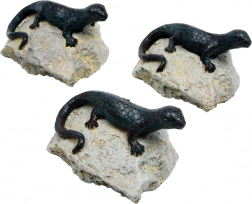 Dekorace ještěrka - sada 3 ks