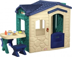 Dětský domeček s verandou a zvonkem od Little Tikes