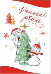 Vánoční přání Josef Lada – koledníci