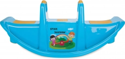 Plastový houpačkový bujak pro děti Woopie Star – modrý