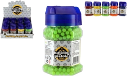 Plastové kuličky do dětské pistole 6 mm, 1200 ks, mix barev