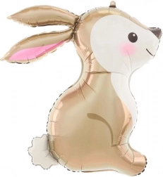 Fóliový balónek zajíc 67 × 80 cm