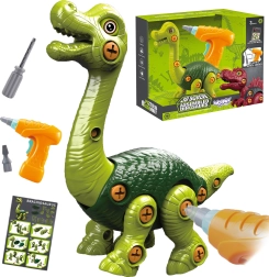 Woopie šroubovací stavebnice brachiosaurus s vrtačkou