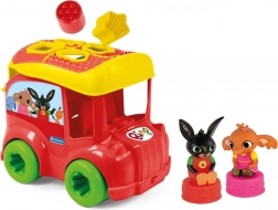 Senzorický vkládací autobus Bing s 8 měkkými kostkami CLEMENTONI Soft Clemmy