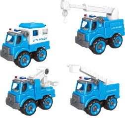 Šroubovací policejní autíčko 11 cm