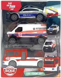 Sada záchranných vozidel SOS – 3 ks