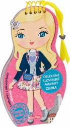 Omalovánky Oblékáme slovenské panenky Zuzka se samolepkami a náramkem