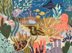 Puzzle Oceán Whimsy 500 dílků Ravensburger