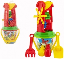 Sada na písek s mlýnkem a formičkami