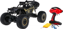 Kovový RC rock crawler 1:8 s pohonem 4x4 a LED pro děti 3+
