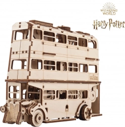 Ugears 3D Dřevěné Mechanické Puzzle Rytířský Autobus Harry Potter