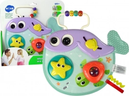 Interaktivní velryba pro miminka – chrastítko a didaktická hračka