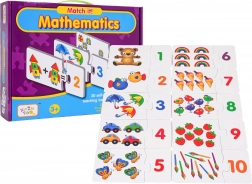 edukační puzzle karty počítání 1–10