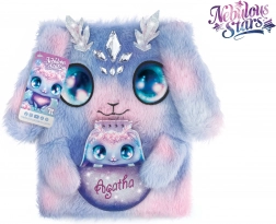 Huňatý deníček NEBULOUS STARS Agatha A5 se zámkem