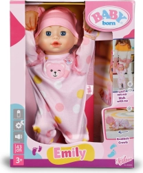 Interaktivní panenka BABY born Emily 43 cm – chodí a leze