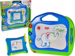 Barevná magnetická kreslící tabulka 2v1 Sloník