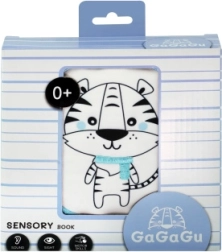 Smyslová látková knížka pro miminka Tygr GAGAGU