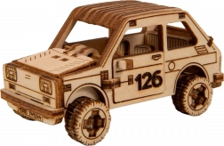 Dřevěné 3D puzzle – rallye auto model 3