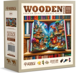 Dřevěné puzzle Kouzelné pohádky 1010 dílků WOODEN CITY