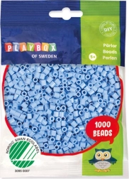 Zažehlovací korálky Playbox pastelové modré 1000 ks