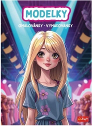 Omalovánky modelky 20 × 27,5 cm