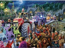 Puzzle Farmářské Vánoce XL 500 dílků GIBSONS