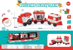 Vánoční vláček s vagónky a tvary pro děti