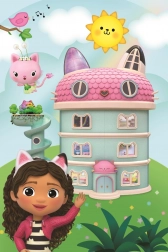 puzzle mini 54 dílků kocí domek gabi TREFL