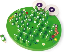 Dřevěný solitér žába small foot