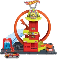 Hot Wheels City super hasičská stanice se smyčkou