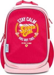 Předškolní batoh SUPER GIRL stay calm