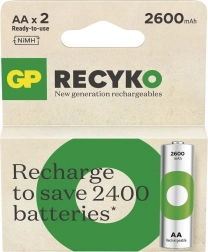 Dobíjecí baterie GP ReCyko AA Ni-MH 2600mAh 2ks