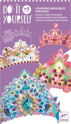 Djeco diy třpytivé korunky pro princezny – kreativní set