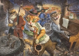 Puzzle Magnolia fanoušci v ohrožení 1000 dílků